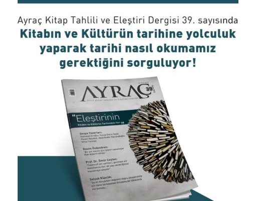 Eskimeyen Duyurular: Ayraç Kitap Dergisi 39. Sayısı Çıktı!