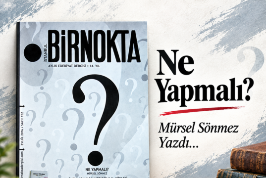 Ne Yapmalı? | Mürsel Sönmez Yazdı…