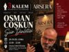 Osman Coşkun, 25 Eylül’de Tekirdağ’da şiirseverlerle buluşuyor